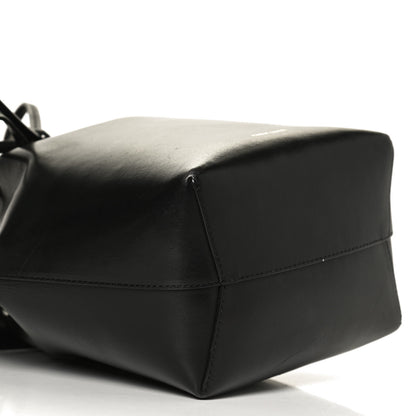 Mansur Gavriel Saffiano Mini Bucket Bag Black 9 of 12