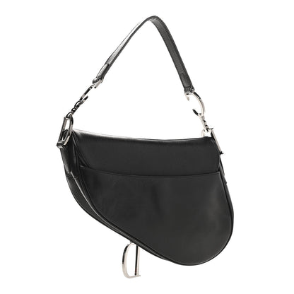 Christian Dior Calfskin Saddle Bag Black 3 of 11