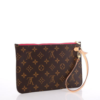 Louis Vuitton Monogram Neverfull MM GM Pochette Pivoine 3 of 8
