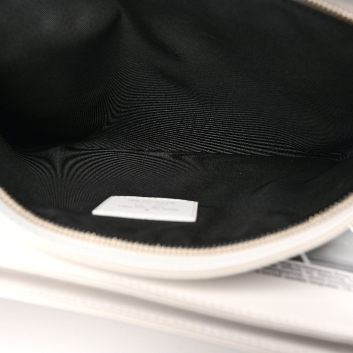 Louis Vuitton Calfskin Newspaper Print Pouch 6 of 13