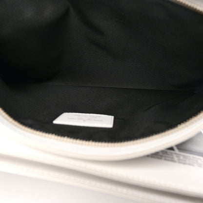 Louis Vuitton Calfskin Newspaper Print Pouch 6 of 13