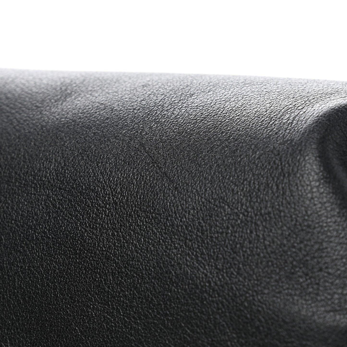 Smooth Butter Calf The Pouch Oversized Clutch Black