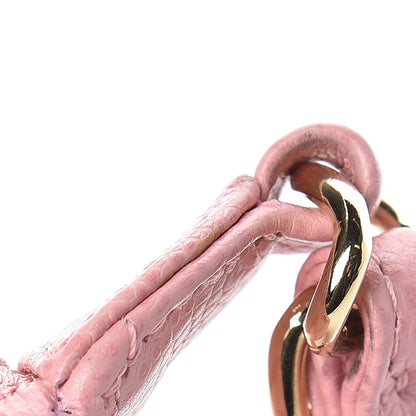 Chanel Caviar Quilted Pochette Pink 16 of 23