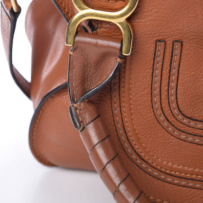 Chloe Calfskin Medium Marcie Satchel Tan 15 of 22