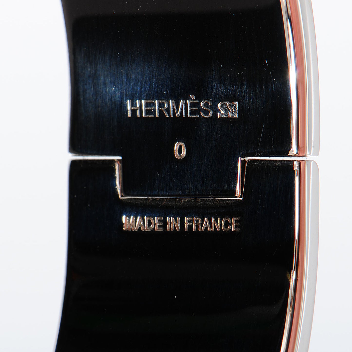 Enamel Wide Clic Clac H Bracelet PM Orange