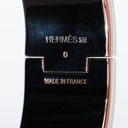 Hermes Enamel Wide Clic Clac H Bracelet PM Orange 4 of 4