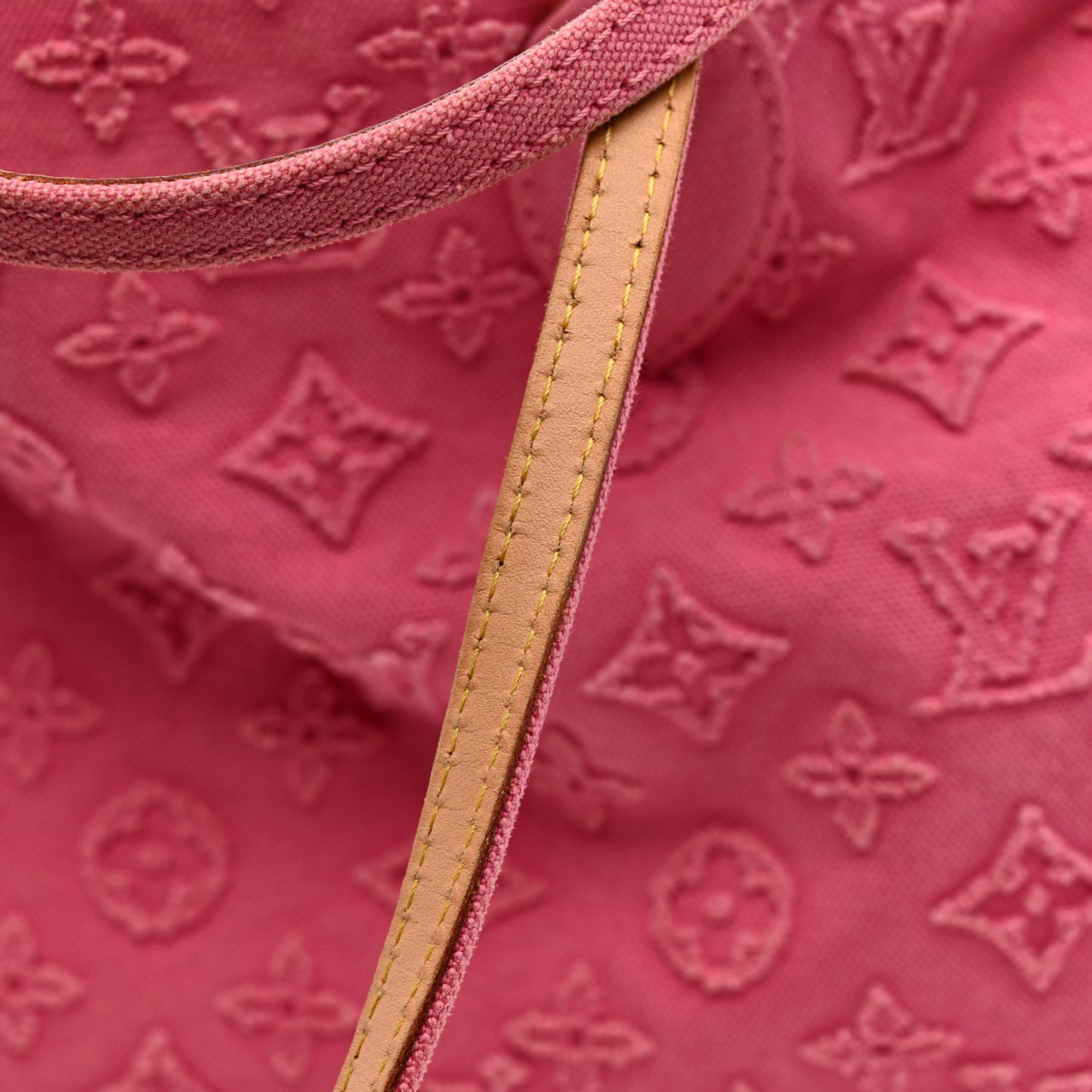 Monogram Denim Neverfull MM Rose