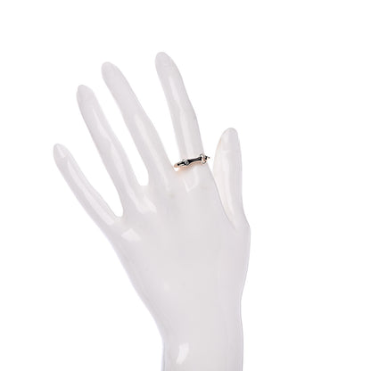 Hermes 18K Rose Gold Diamond TPM Galop Ring 54 6.75 2 of 6