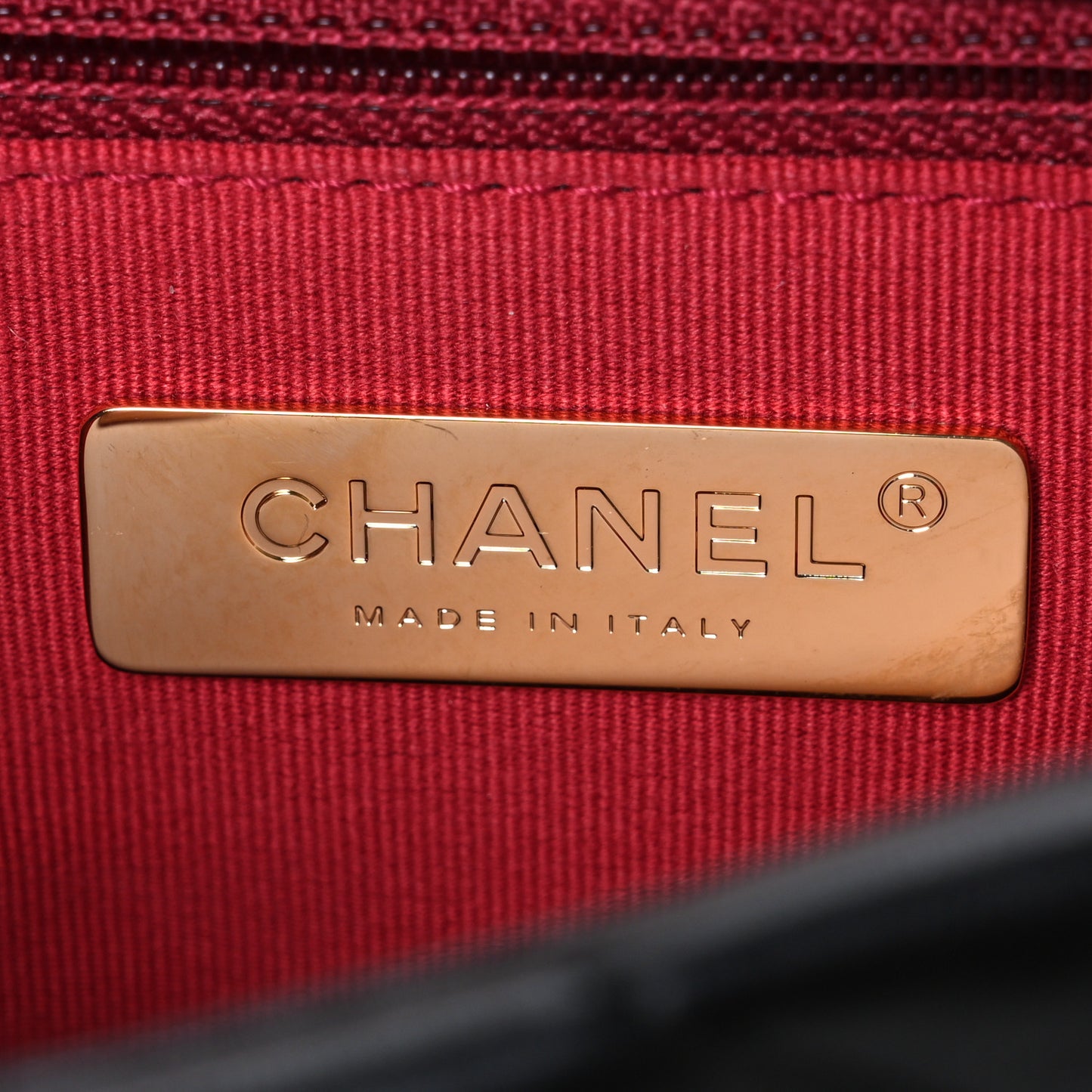 Lambskin Quilted Medium Chanel 19 Flap Black