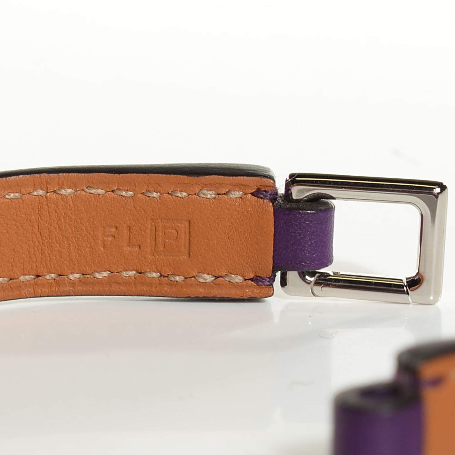 Hermes Veau Swift Rivale Bracelet S Ultraviolet 9 of 9