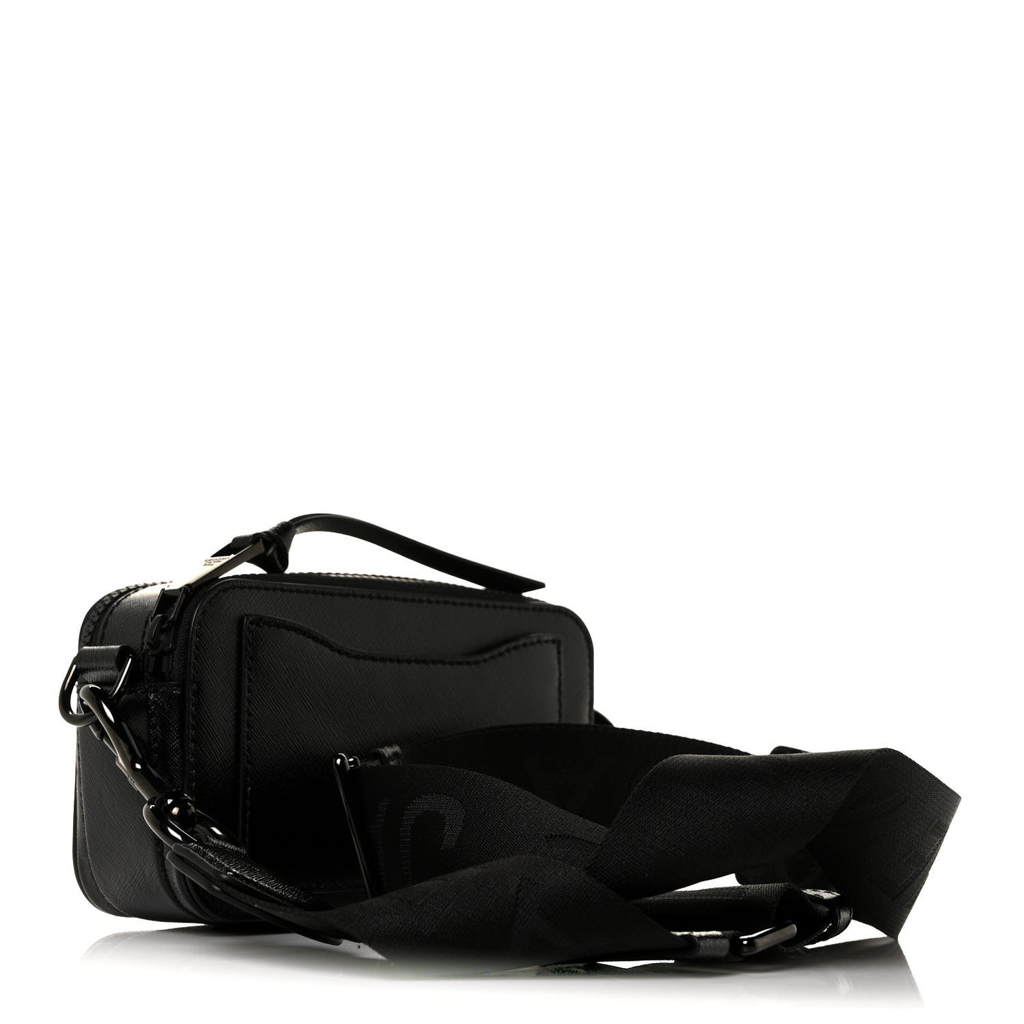 Saffiano Small Snapshot Camera Bag Black