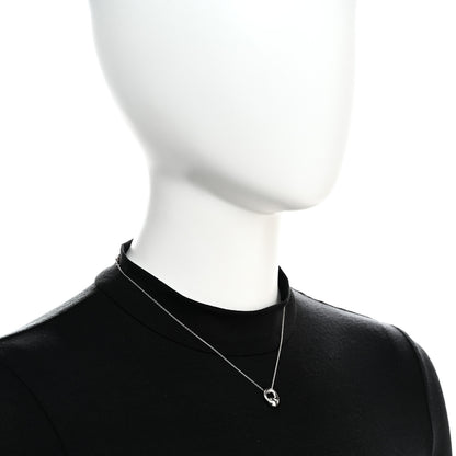 Tiffany Sterling Silver 12mm Elsa Peretti Eternal Circle Pendant Necklace 2 of 5