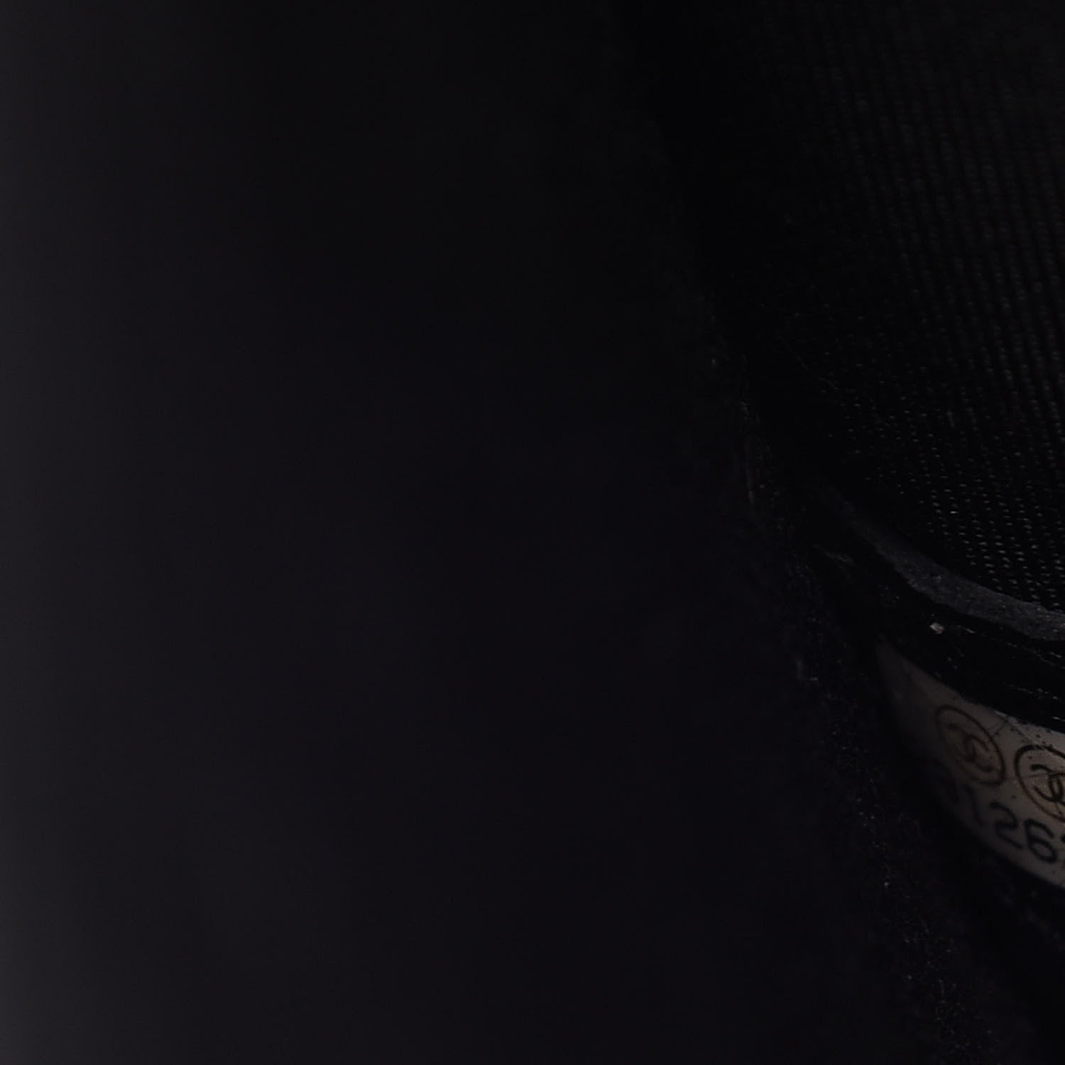 Chanel Calfskin Caviar Quilted Chain Handle Flap Black 9 of 10