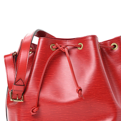 Louis Vuitton Epi Petit Noe Castillan Red 7 of 11