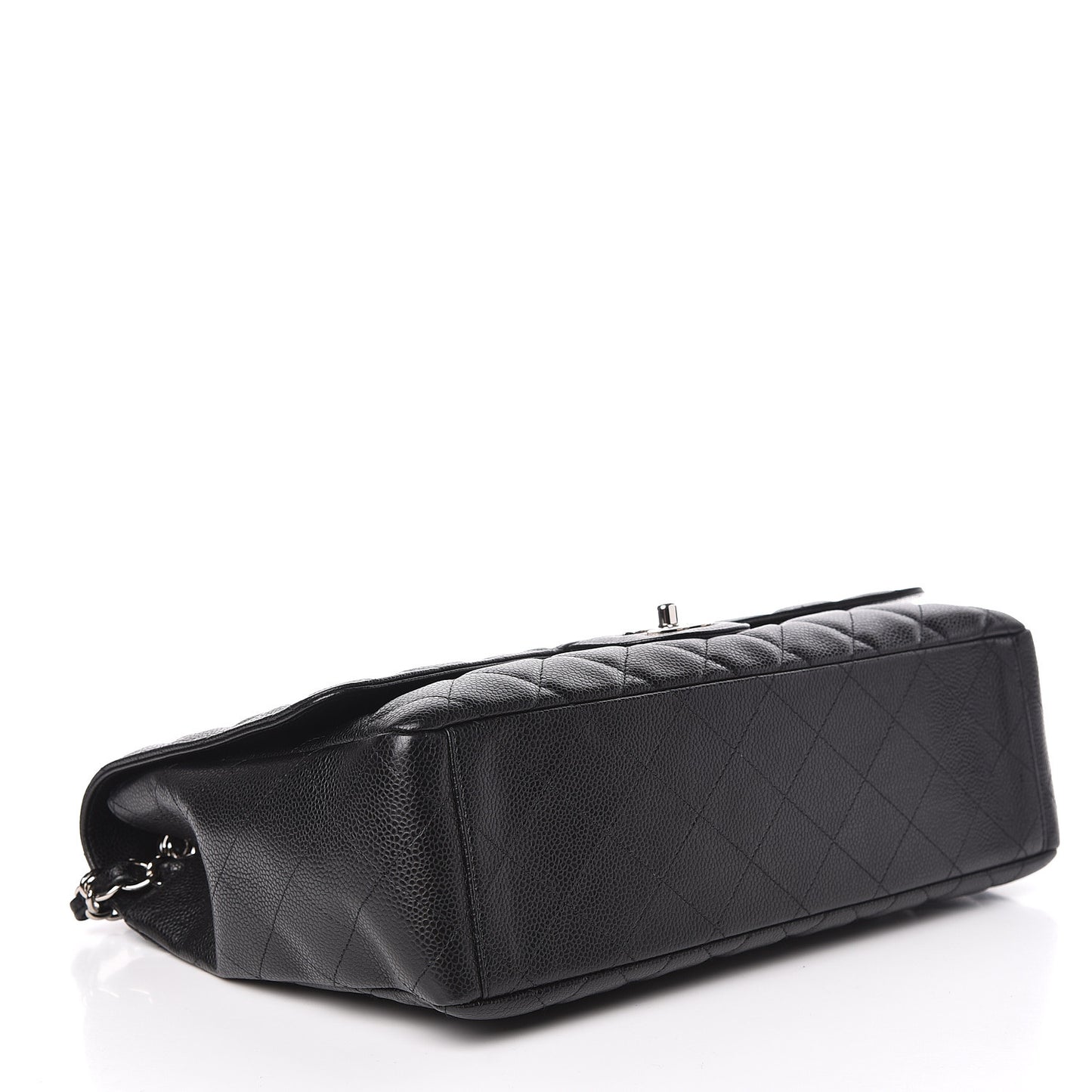 Caviar Quilted Maxi Single Flap Black