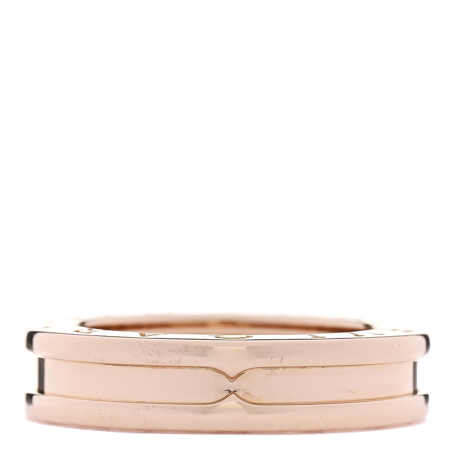 Bulgari 18K Rose Gold B.Zero1 One-Band Ring 49 5 3 of 6
