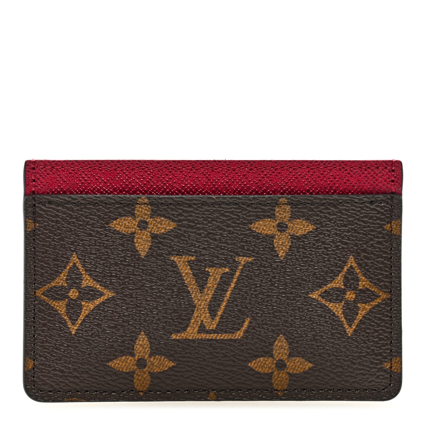Monogram Card Holder Fuchsia