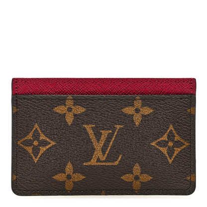 Louis Vuitton Monogram Card Holder Fuchsia 1 of 6