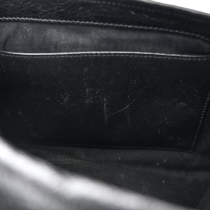 Saint Laurent Crinkled Calfskin Matelasse Monogram Medium Niki Chain Satchel Black 11 of 11