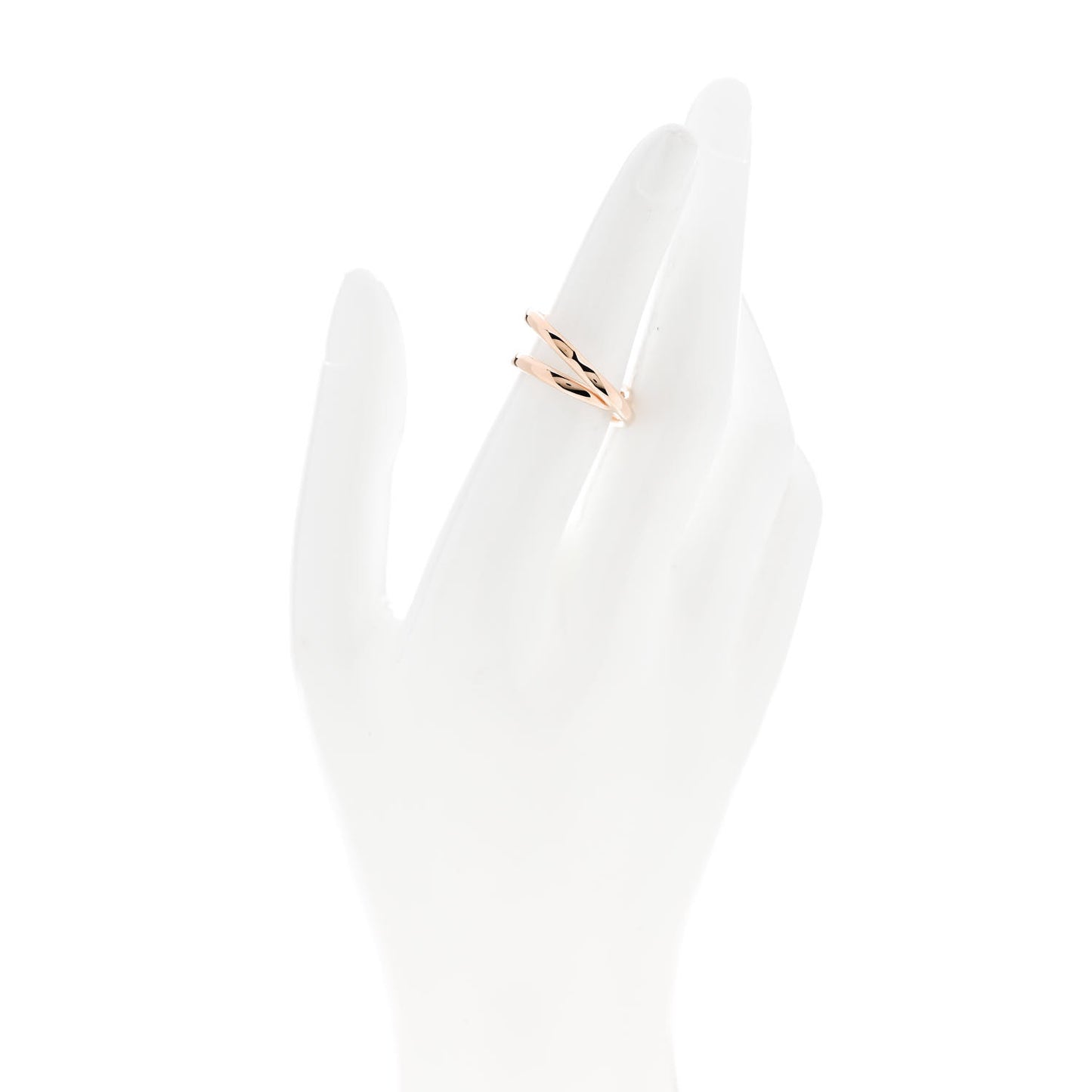 18K Rose Gold MM Vertige Coeur Ring 52 6
