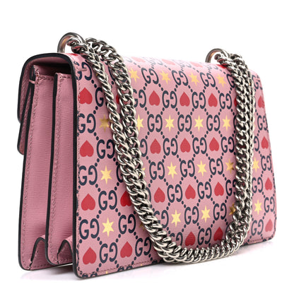 Gucci Calfskin Valentine's Day Exclusive Small Dionysus Bag Pink 3 of 10