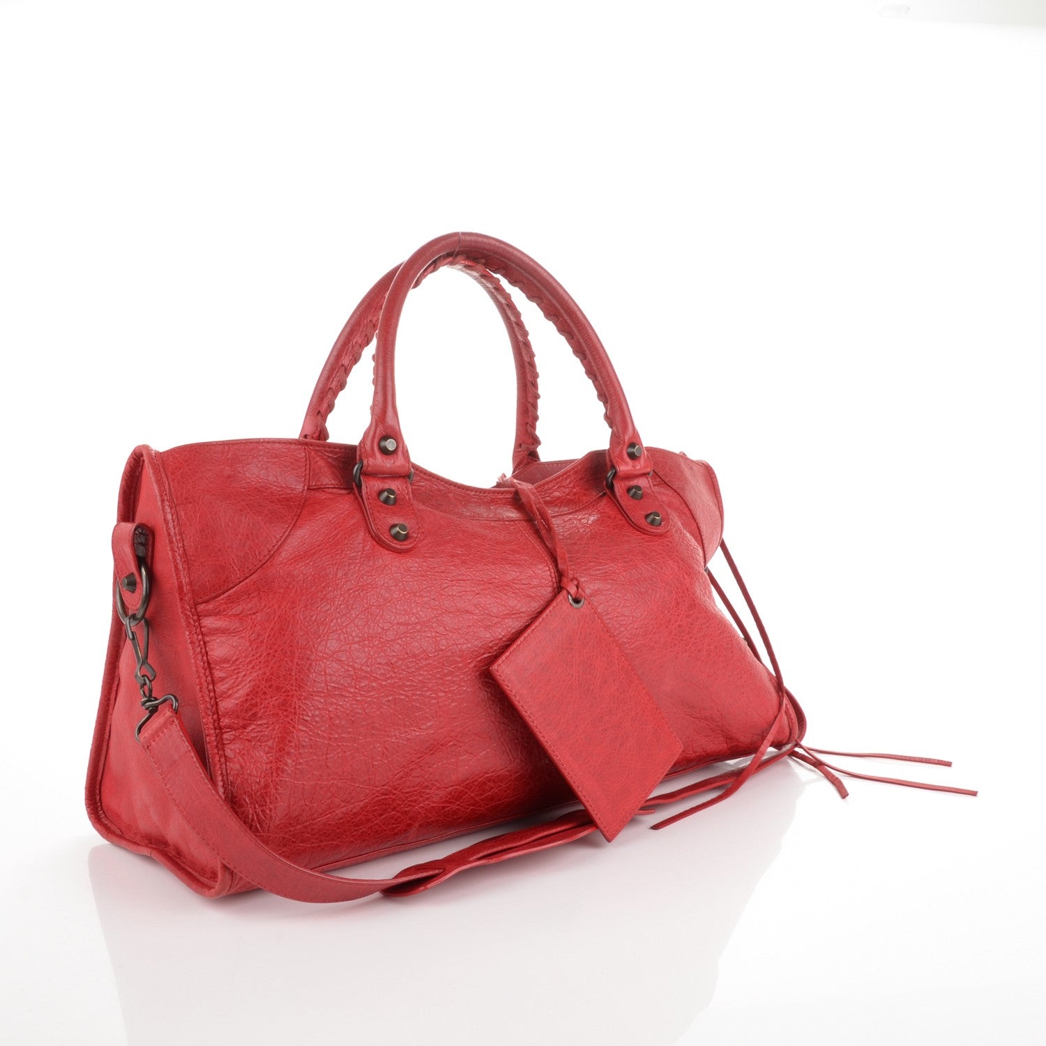 Balenciaga Agneau Classic Hardware Part Time Rouge Coquelicot 3 of 7