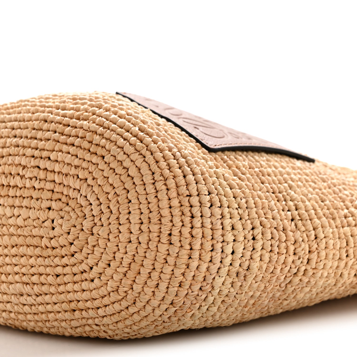 Loewe Raffia Mini Slit Tote Bag Natural Tan 10 of 11
