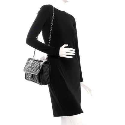 Chanel Caviar Quilted Large French Riviera Flap Black 2 of 9