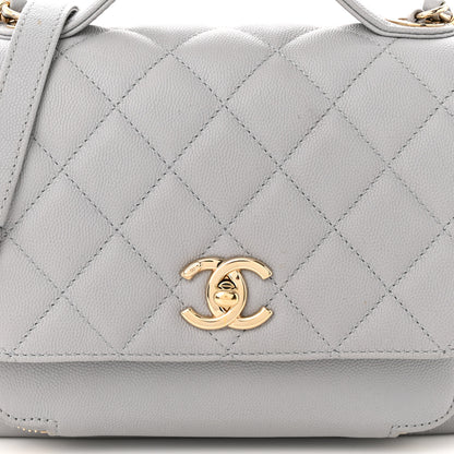 Chanel Caviar Quilted Medium Business Affinity Flap Grey 8 of 11
