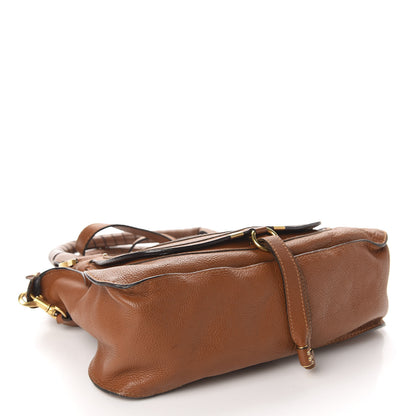 Chloe Calfskin Medium Marcie Satchel Tan 4 of 11