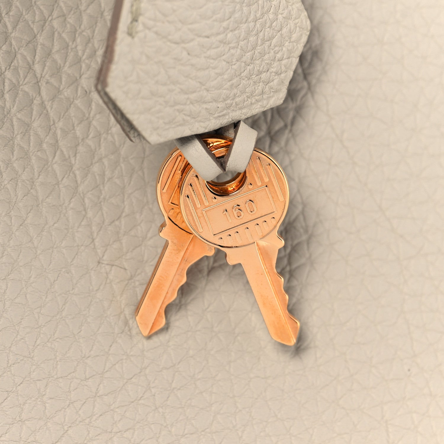 Hermes Togo Birkin 25 Craie 32 of 35