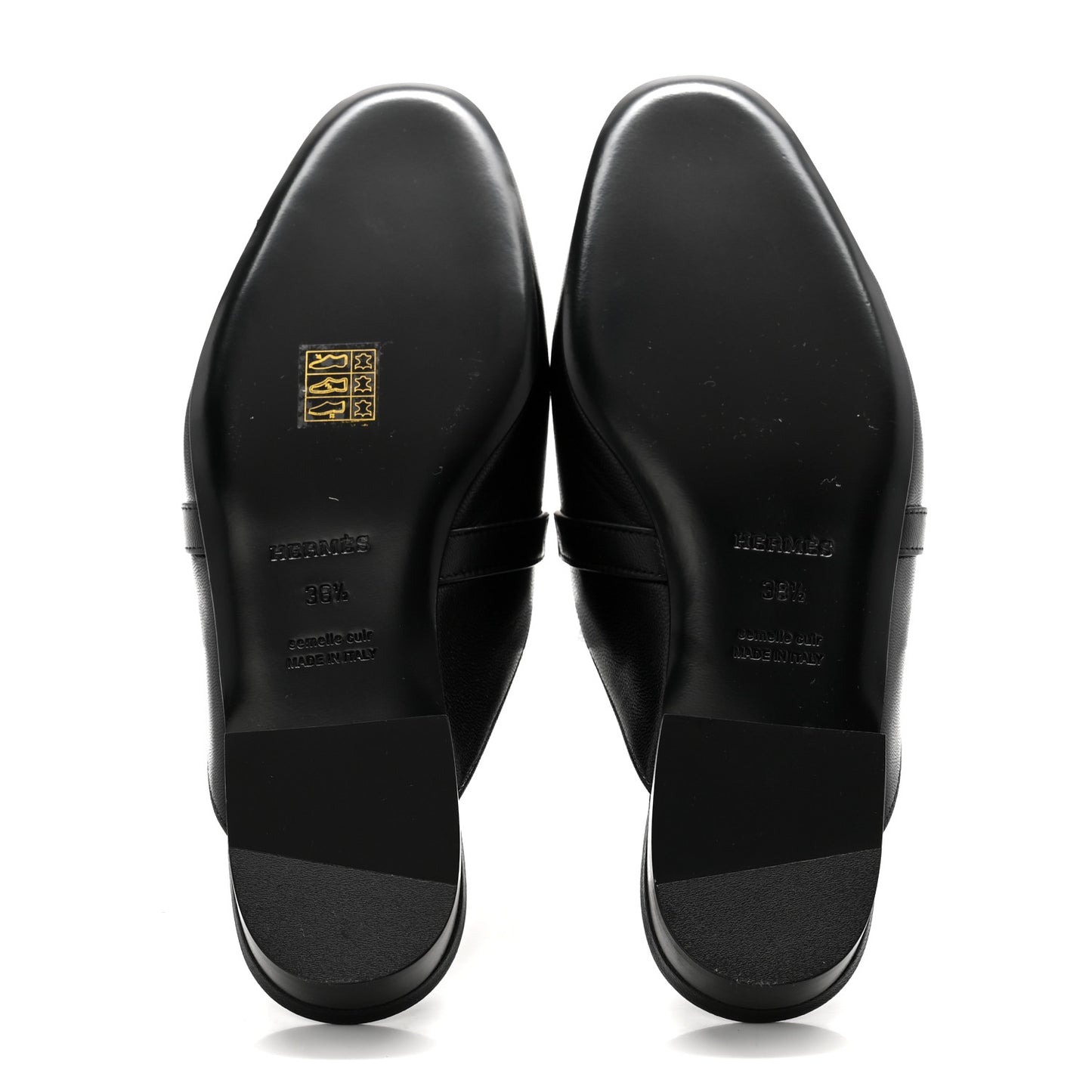 Goatskin Oz Mules 38.5 Black