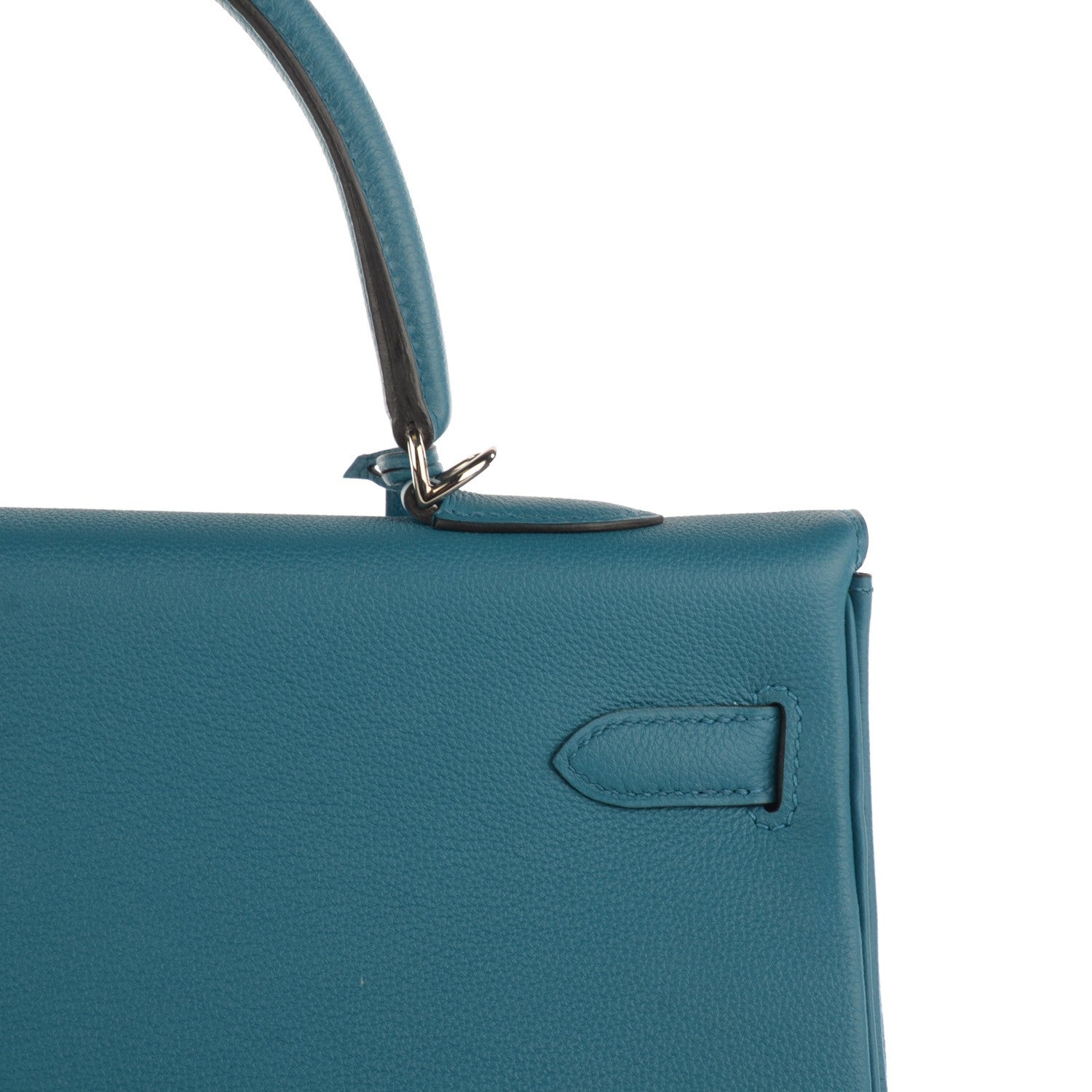 Hermes Togo Kelly Retourne 35 Cobalt 3 of 23