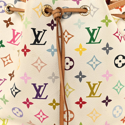 Louis Vuitton Monogram Multicolor Petit Noe White 7 of 15