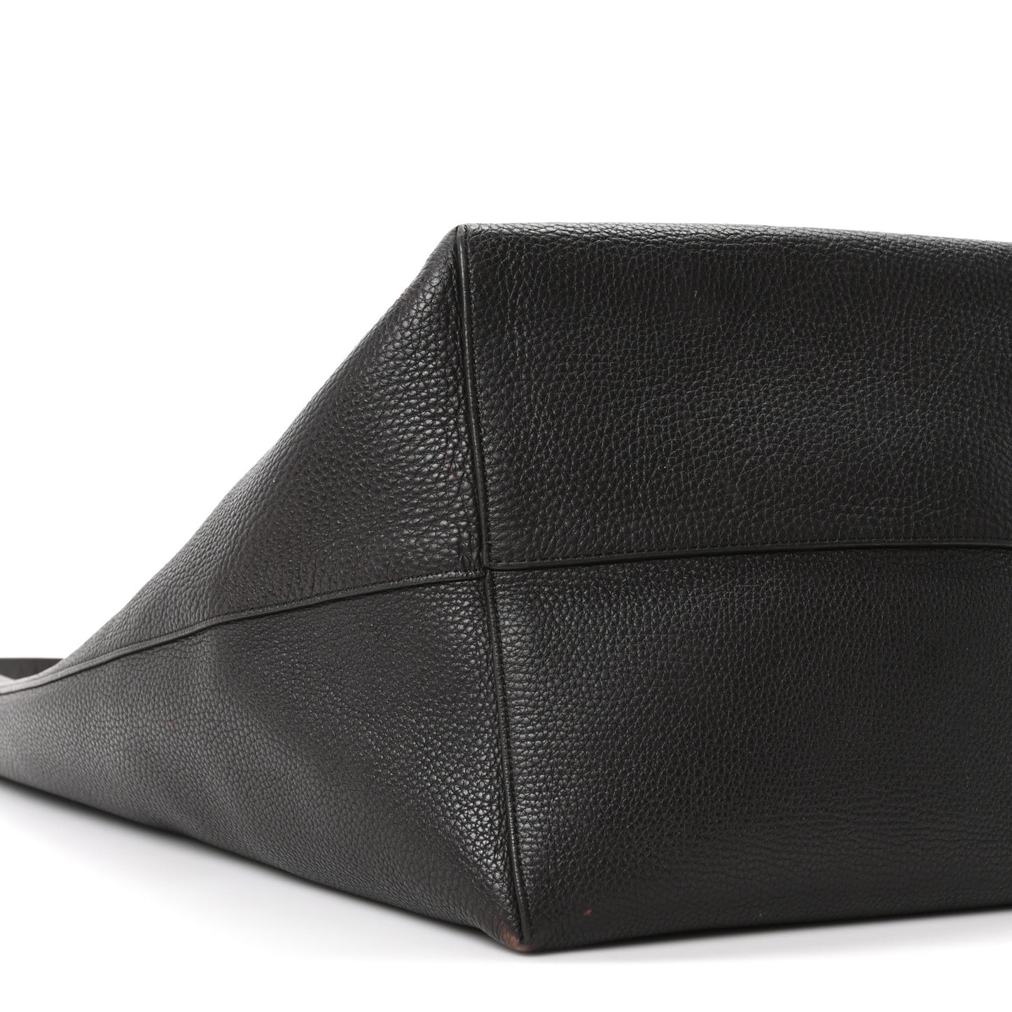 Grained Calfskin Large N/S Park Tote Brown
