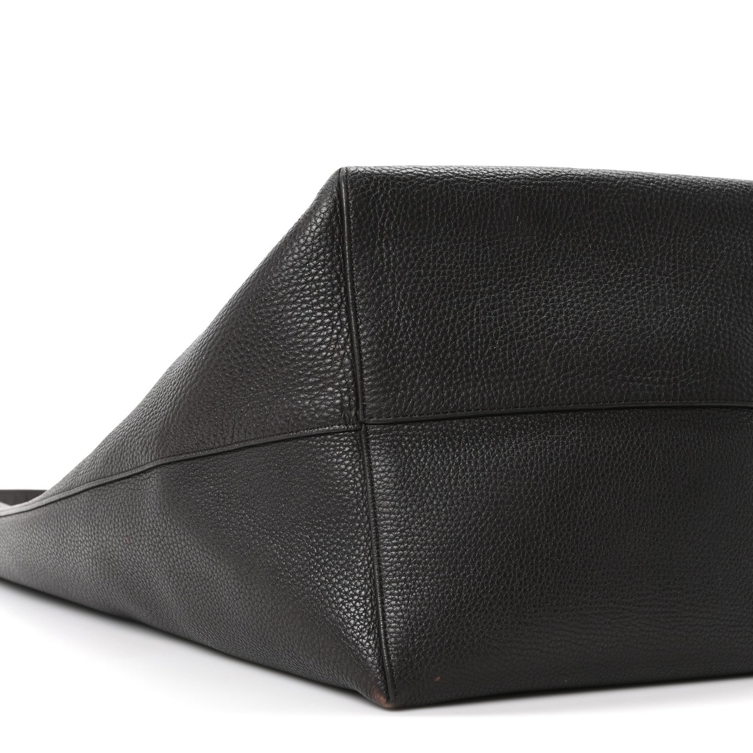 The Row Grained Calfskin Large N/S Park Tote Brown 9 of 10