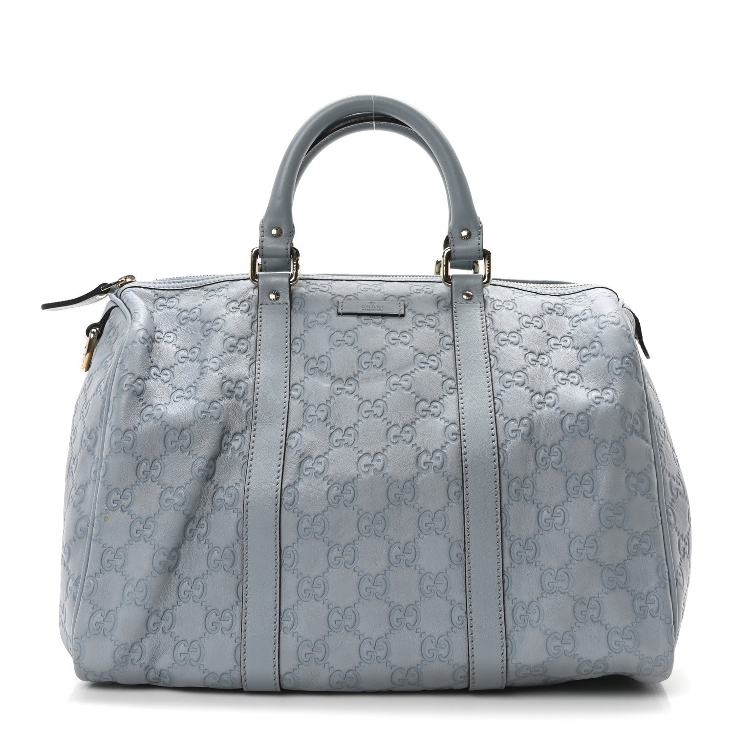 Gucci Guccissima Medium Joy Boston Light Blue 1 of 10