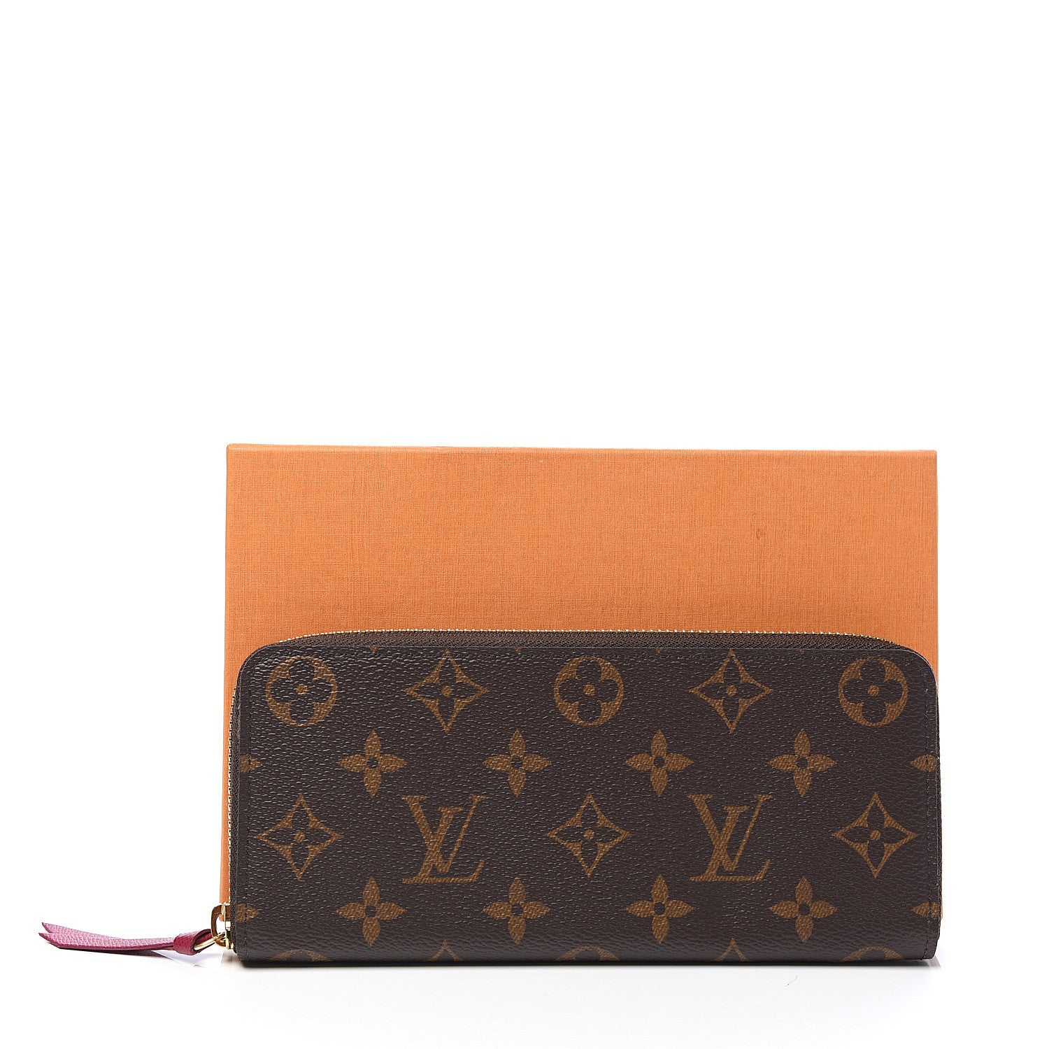 Louis Vuitton Monogram Clemence Wallet Fuchsia 7 of 7