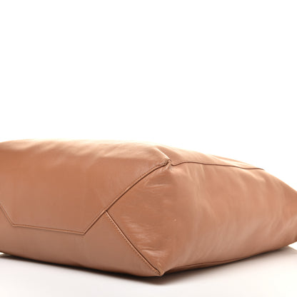 Celine Lambskin Vertical Cabas Tan 8 of 9