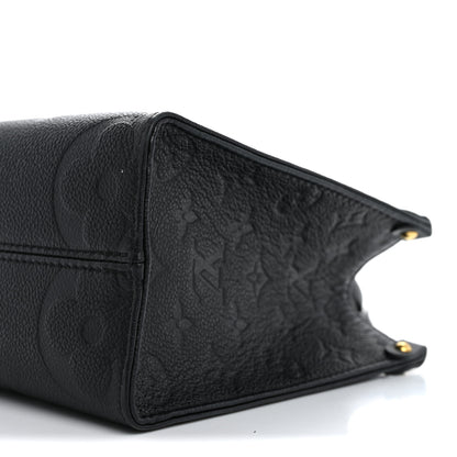 Louis Vuitton Empreinte Monogram Giant Onthego PM Black 9 of 17
