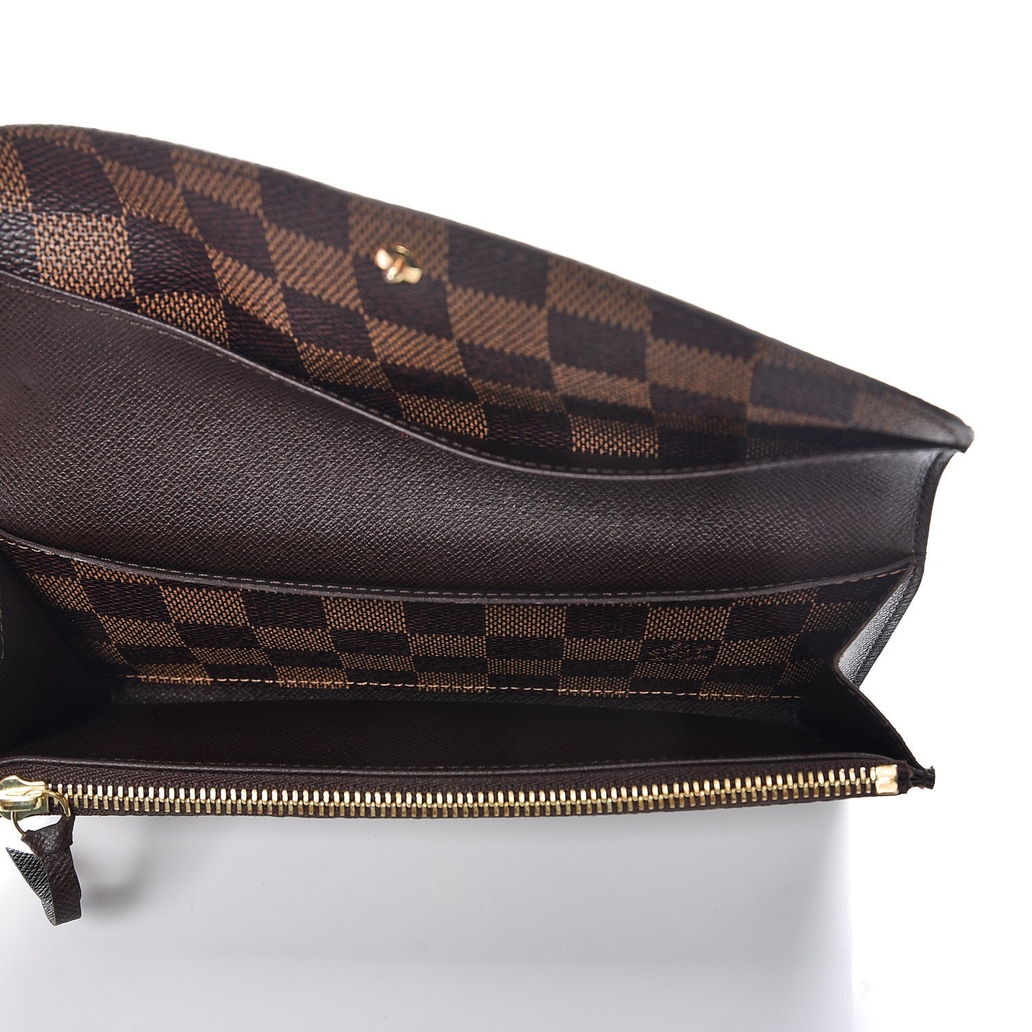 Louis Vuitton Damier Ebene Emilie Wallet 5 of 8