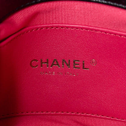 Chanel Lambskin Plexiglass Quilted Coco Love Mini Flap Black 6 of 10