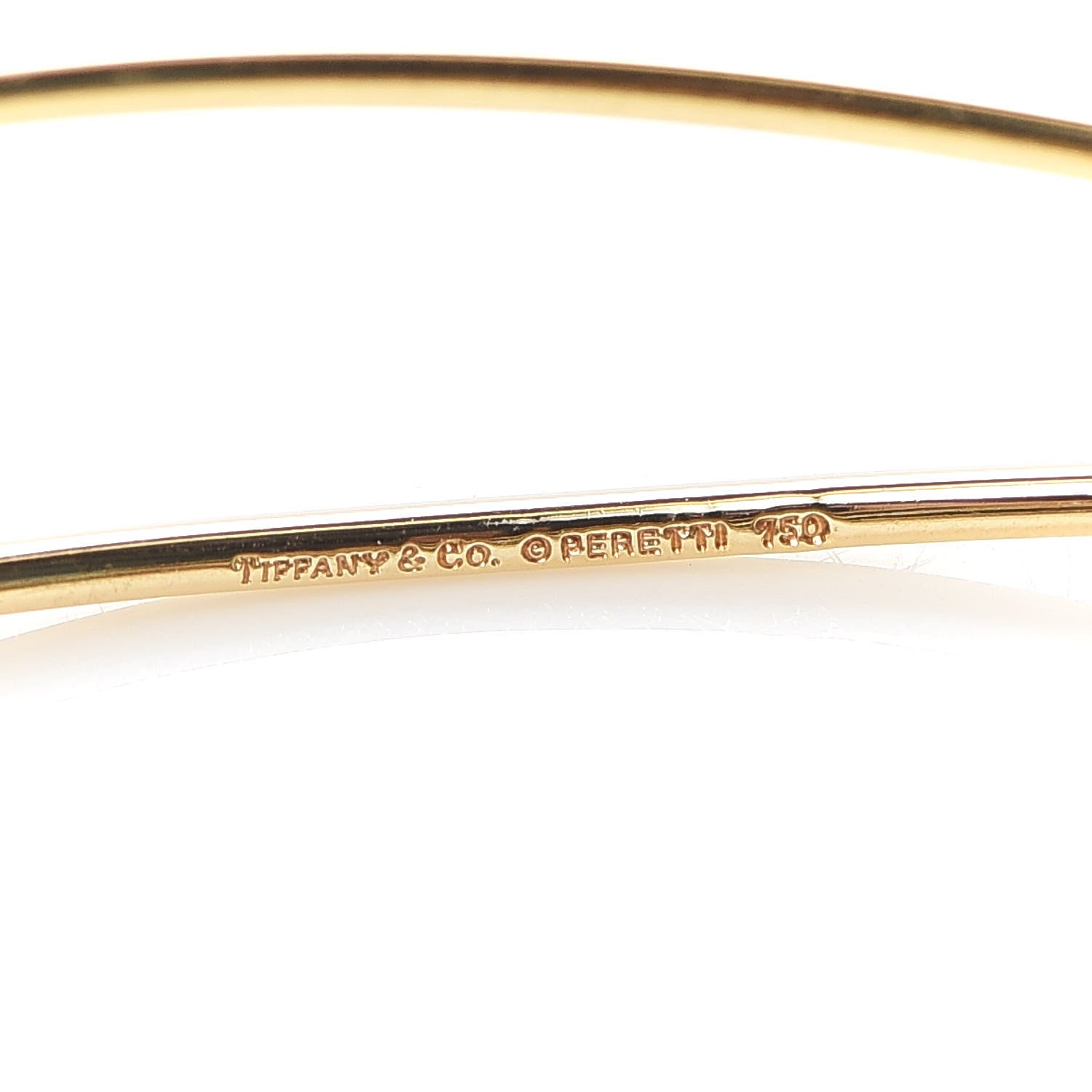 Tiffany 18K Yellow Gold Elsa Peretti Wave Five-Row Bracelet 4 of 5