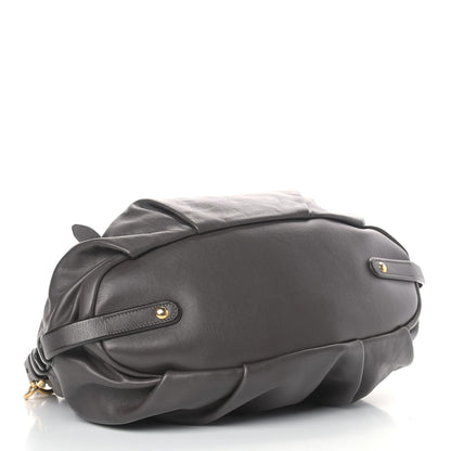 Prada Soft Calf Shoulder Bag Cenere 3 of 11