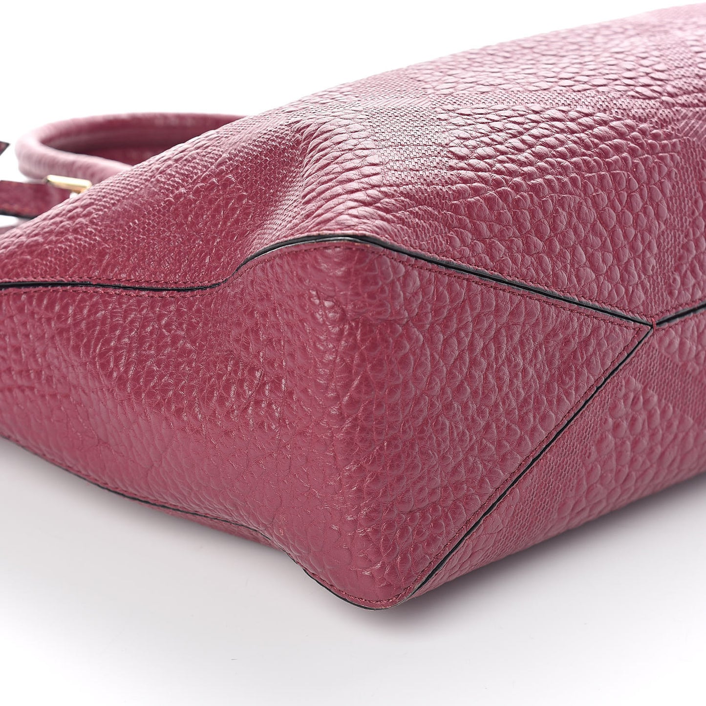 Signature Grain Medium Dewsbury Tote Dark Plum