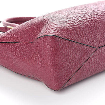 Burberry Signature Grain Medium Dewsbury Tote Dark Plum 9 of 9