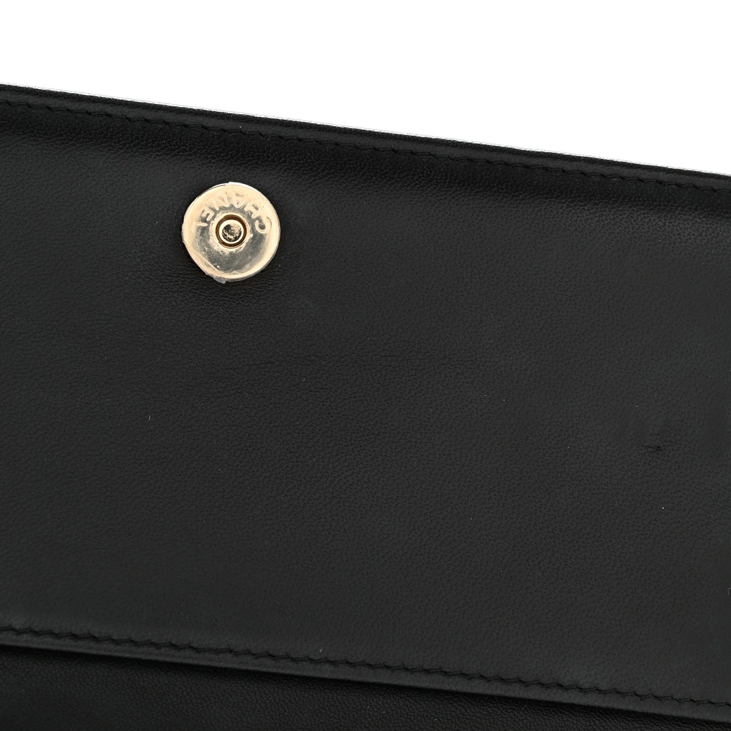 Lambskin Quilted All About Chanel Charm Wallet On Chain WOC Black