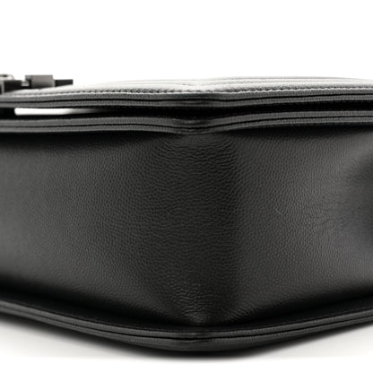 Chanel Caviar Quilted New Medium Boy Flap So Black 10 of 10