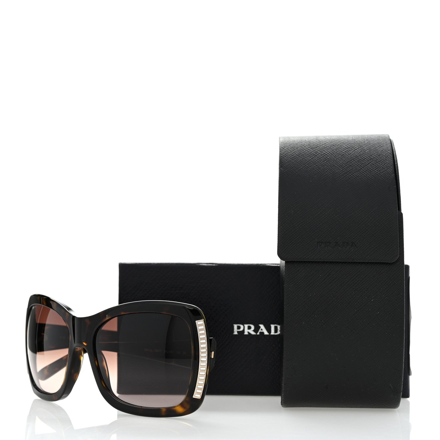 Prada Acetate Sunglasses SPR 11L Tortoise 8 of 8