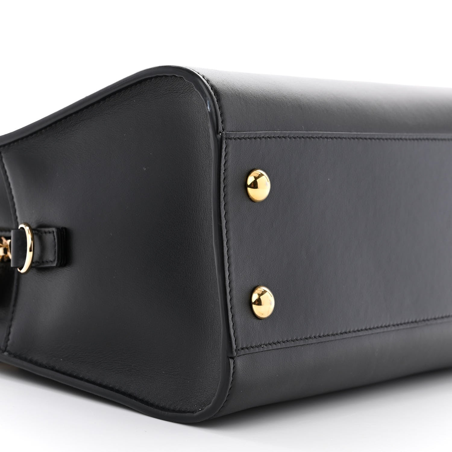 Saint Laurent Calfskin Monogram Baby Cabas Black 9 of 11